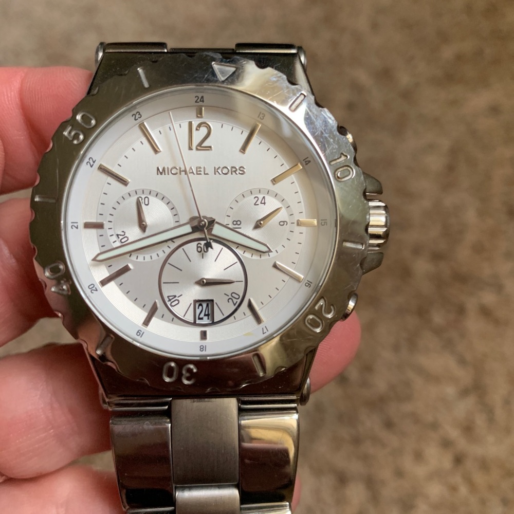 Michael Kors stainless steel watch